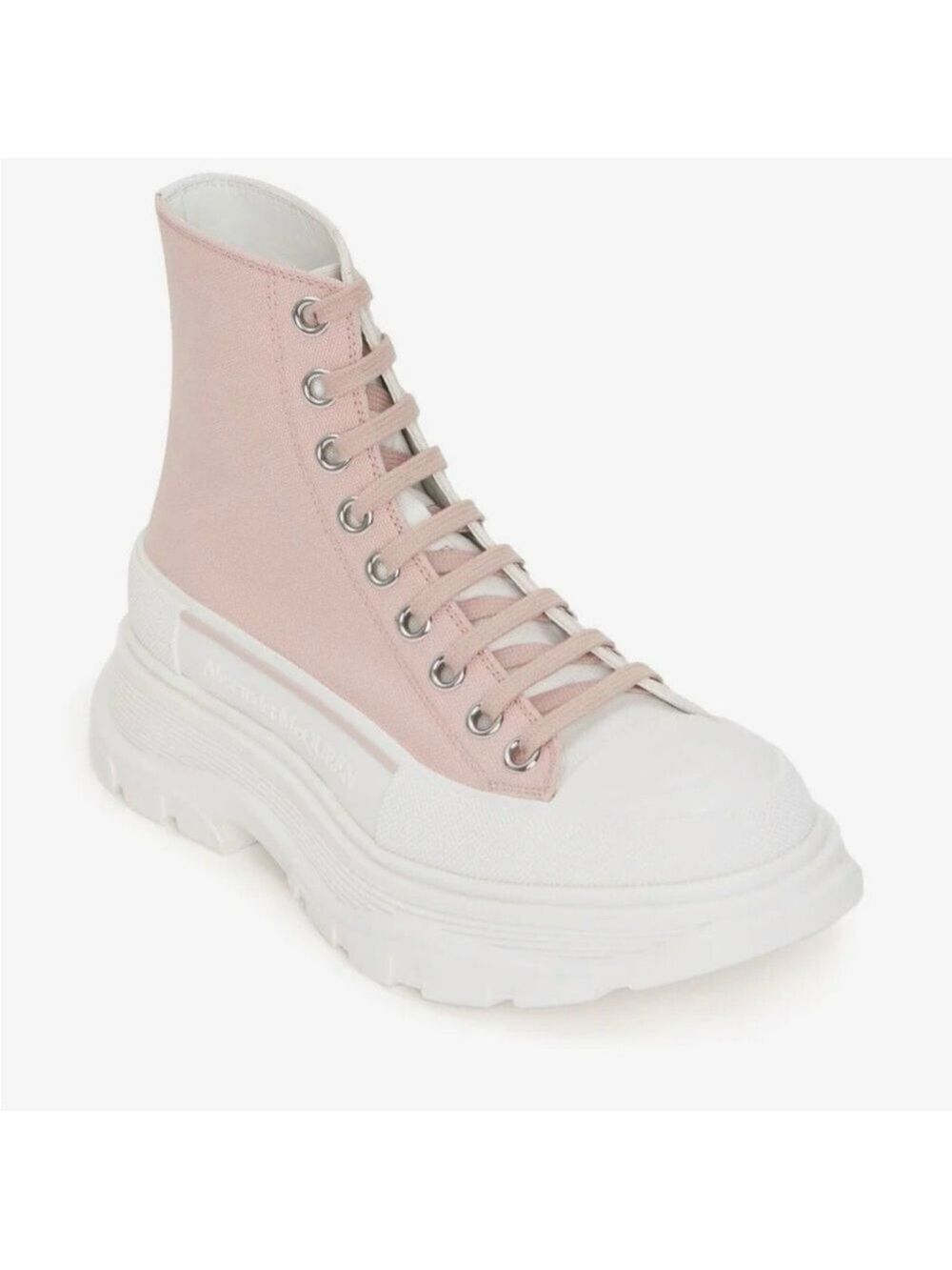 Alexander McQueen Tread Slick Leather High-top Sneakers - NWT